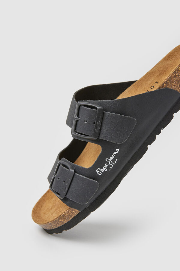 Springfield Double-buckle sandals | Pepe Jeans black