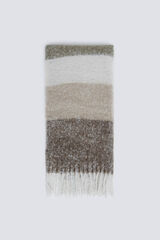 Springfield Striped scarf beige