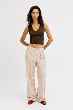 Jack & Jones Pantal&oacute;n ancho estampado
