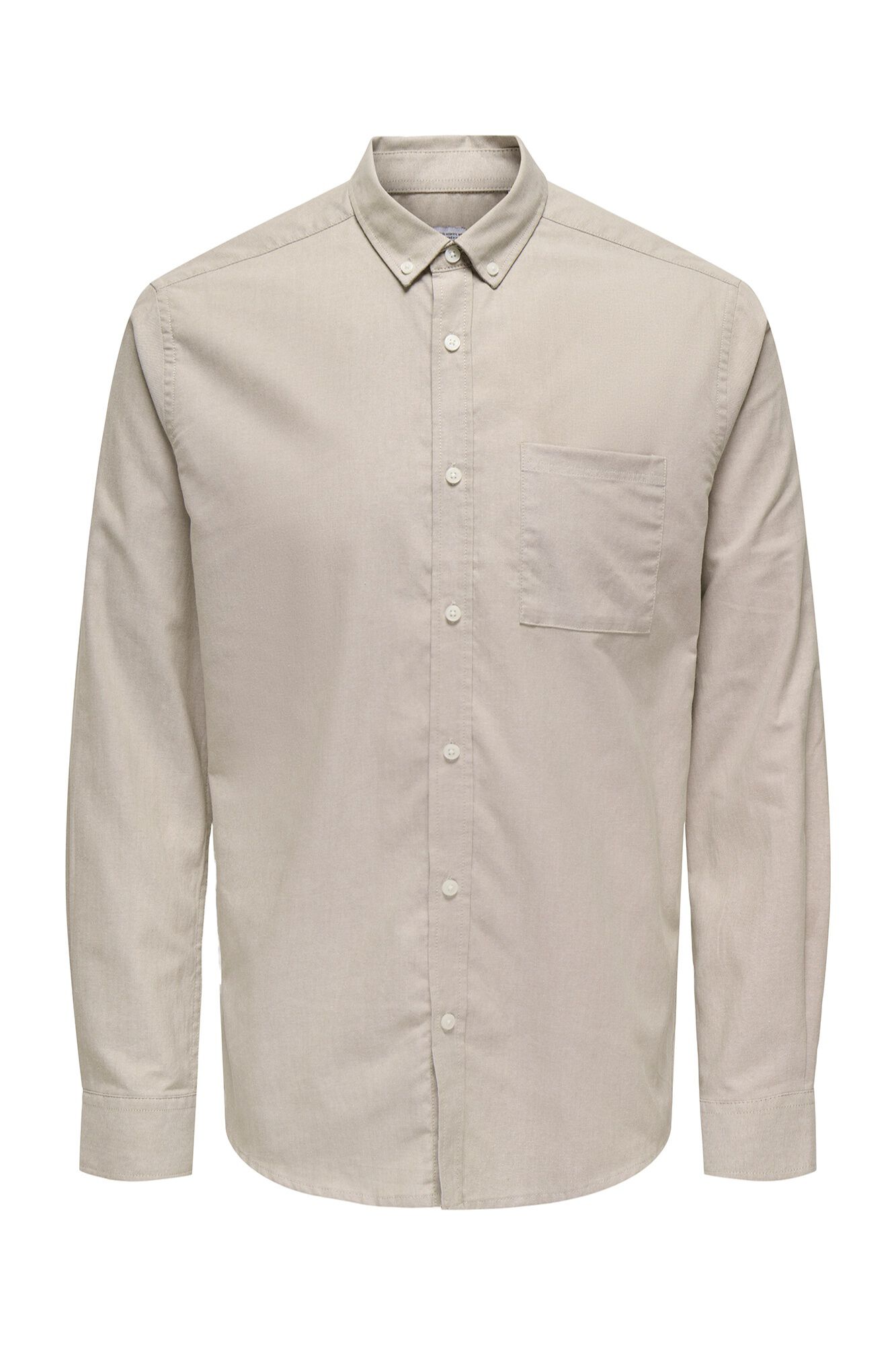 Only & Sons Camisa oxford slim fit