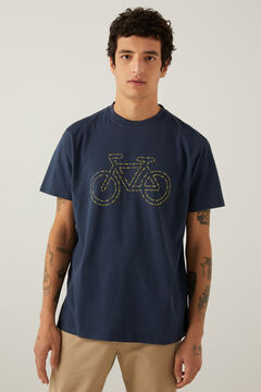 Springfield T-shirt bicicleta azulado