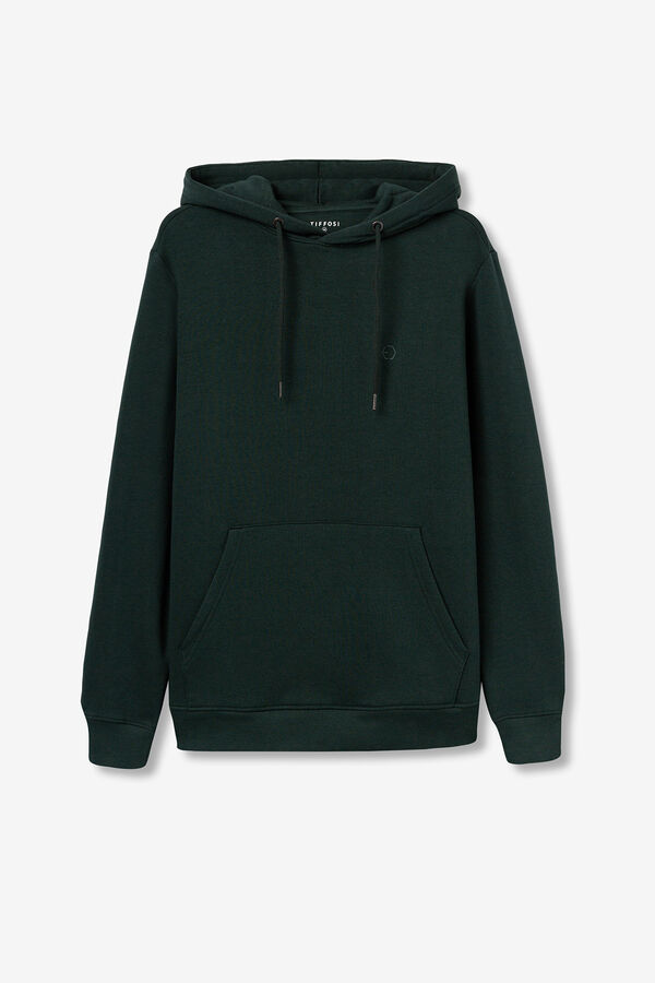 Tiffosi Hoodie B&aacute;sico verde