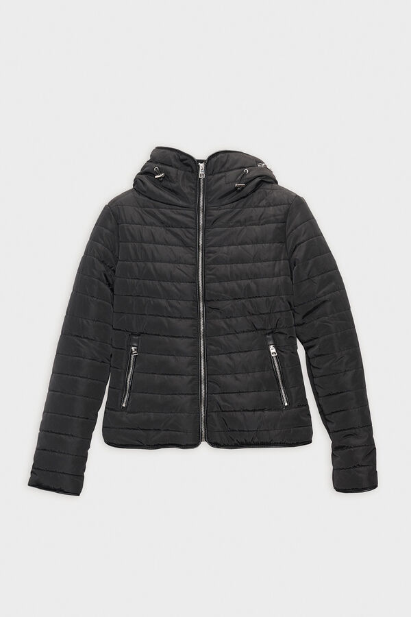 Inside Quilted jacket black