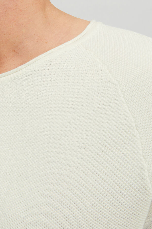 Jack & Jones Essential jersey-knit jumper white