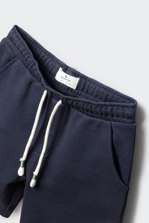 Springfield Kids Dečije osnovne bermude jogger Crna