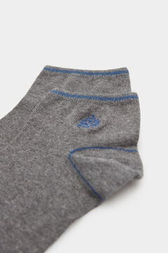 Springfield Knöchelhohe Socken aus Baumwolle grau