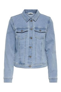 Only Casaco denim bolsos frontais