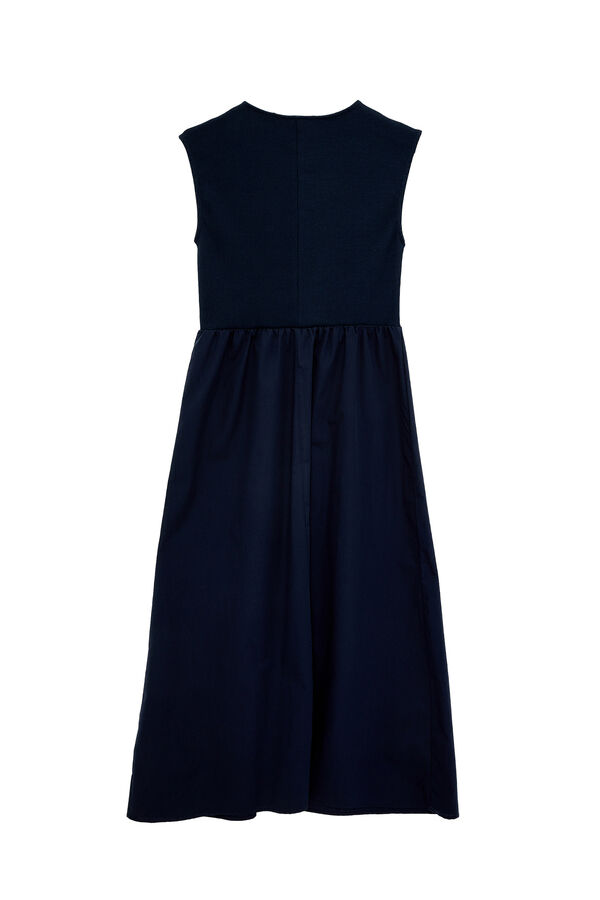 Koton Maxikleid mit Rundhalsausschnitt Blau