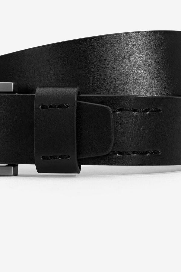 Springfield Leather-effect belt black