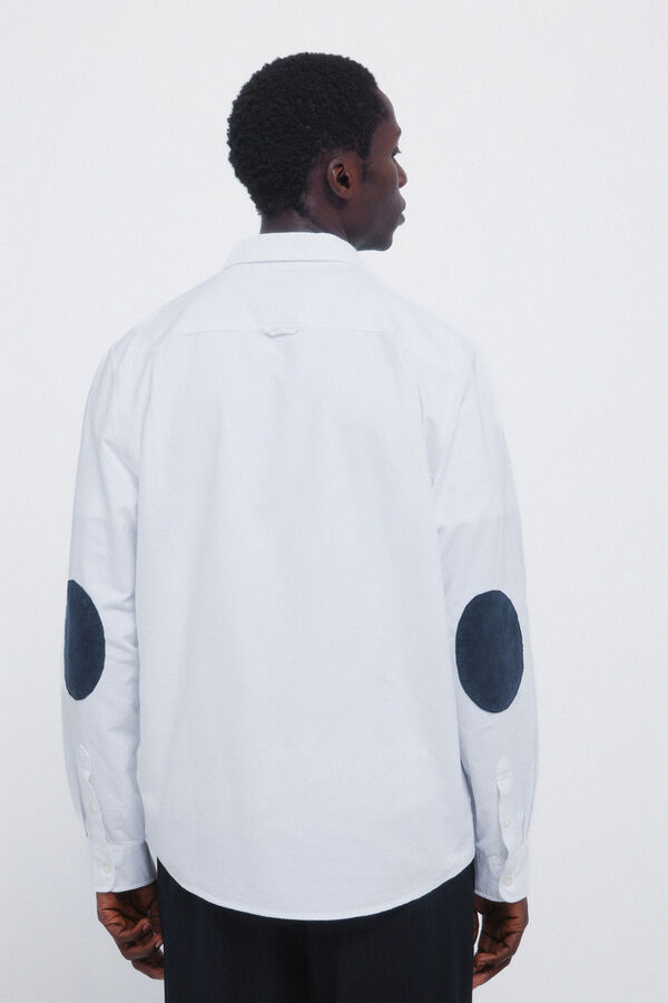 Springfield Brushed Oxford shirt white