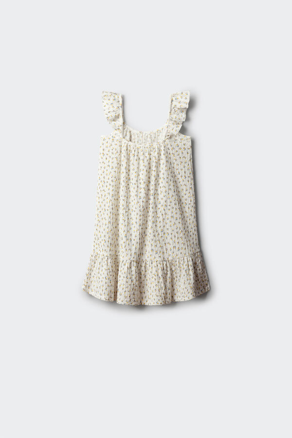 Springfield Kids Vestido flores ni&ntilde;a amarillo