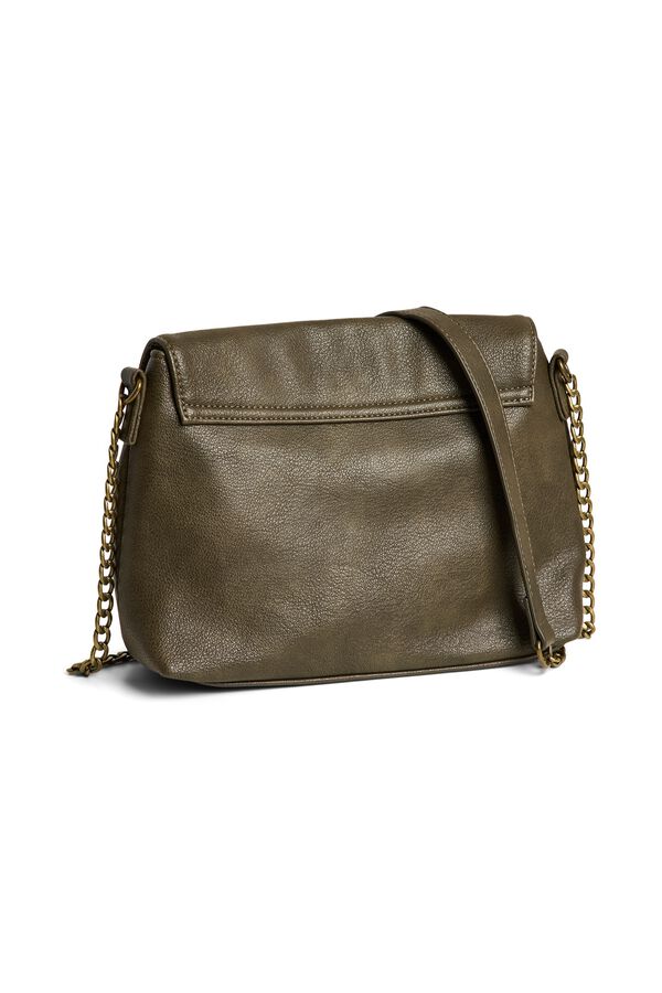 Pieces Crossbody bag with chain green