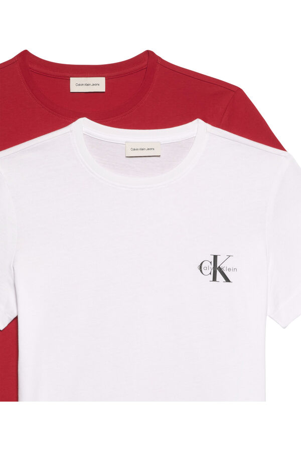 CK Jeans Pack de 2 camisetas de manga corta blanco