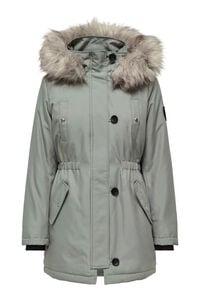 Only Parka con capucha con pelo