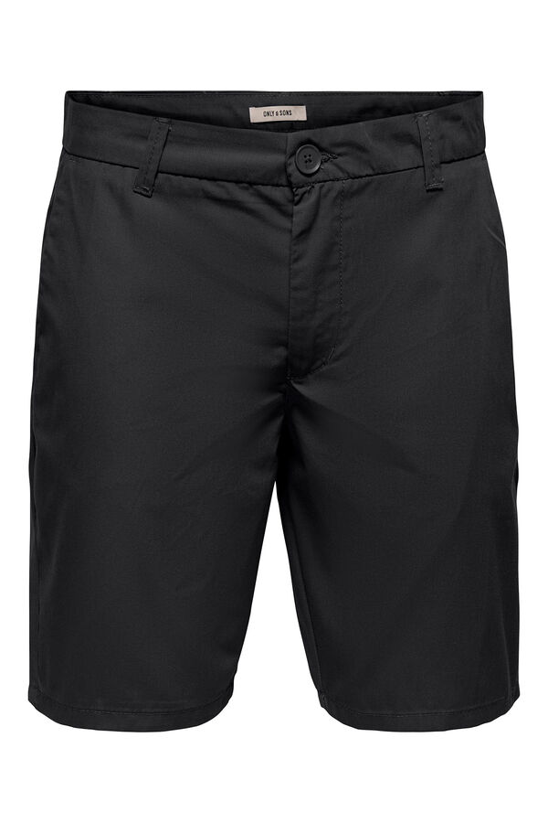 Only & Sons Bermuda chino negro