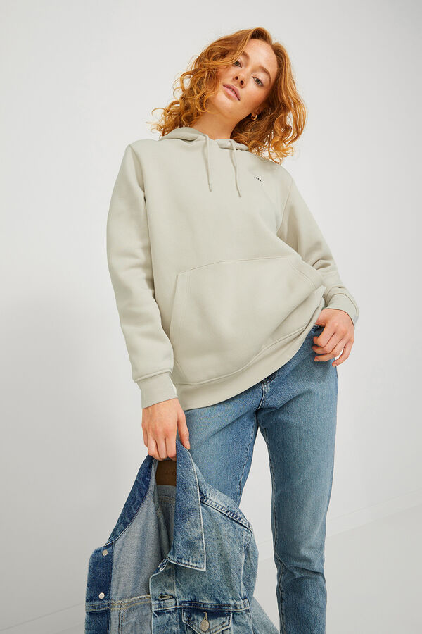 Jack & Jones Sudadera relaxed fit gris