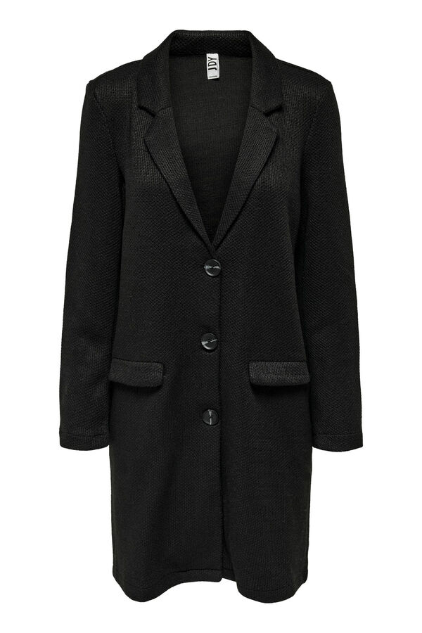 Springfield Button-up cloth coat black