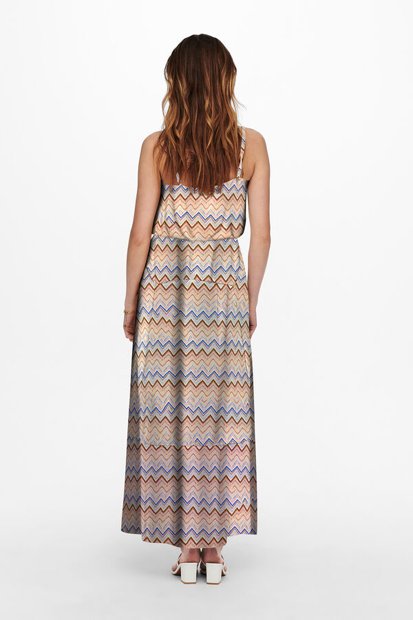 Only Long dress with adjustable straps red