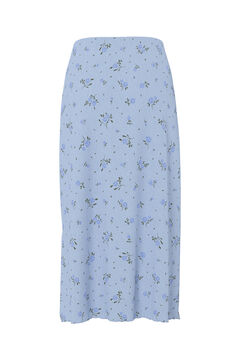 Pieces Falda midi estampada