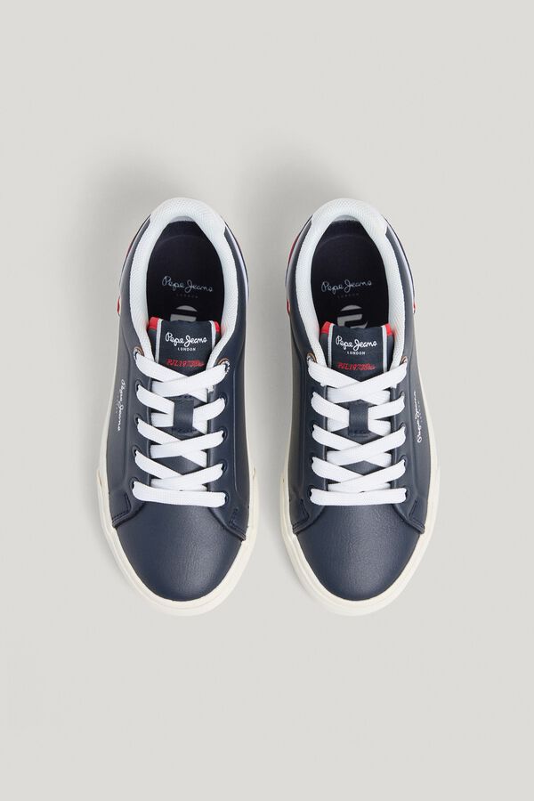 Pepe Jeans Classic vulcanised sole sneakers blue