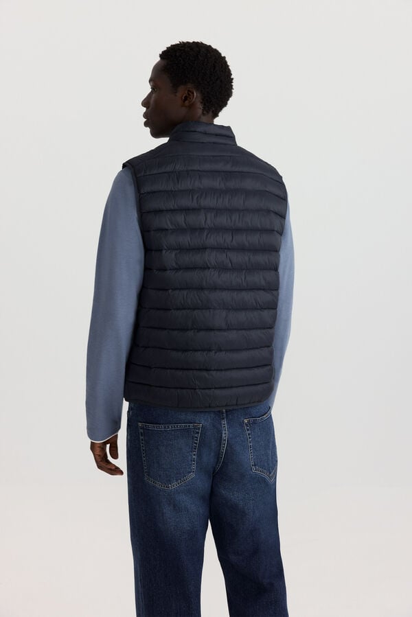 Springfield Puffer gilet blue