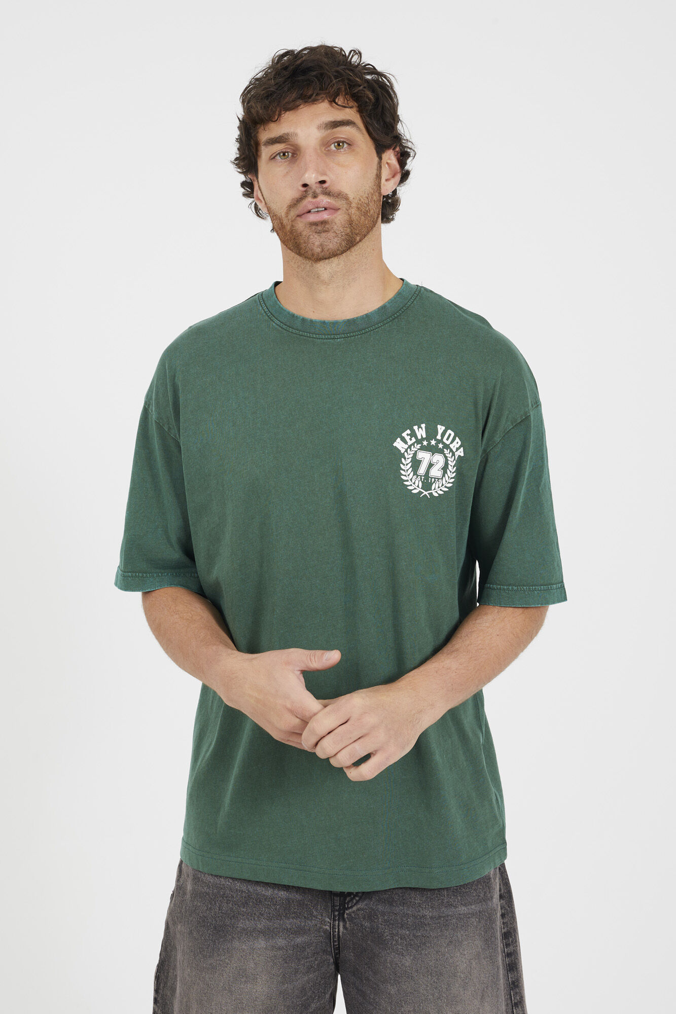 Brave Soul Camiseta manga corta estampada