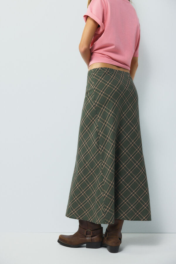 High Spirits Highlands Midi Skirt bege