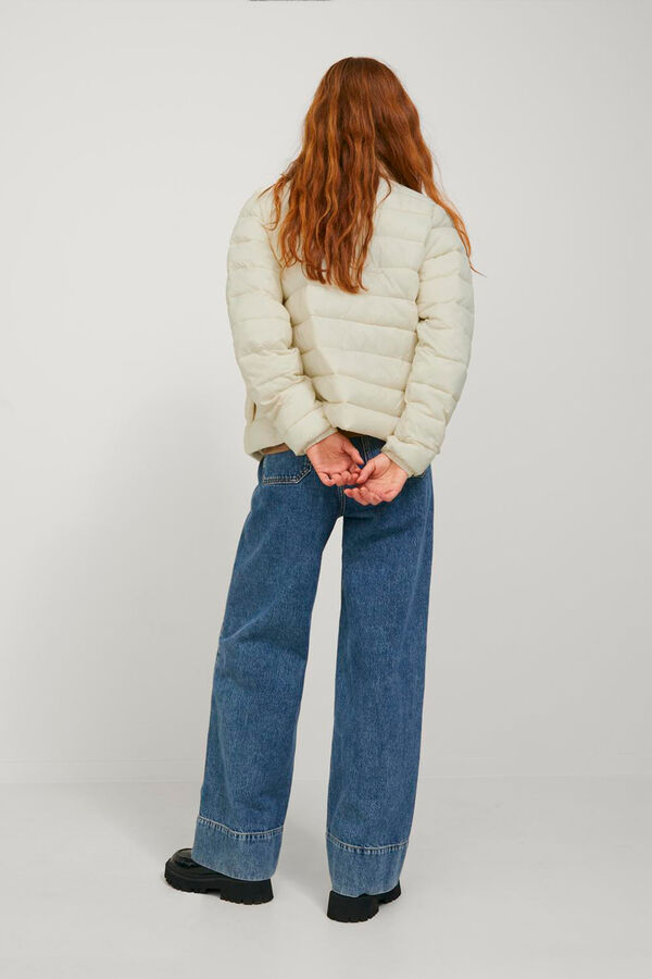 Jack & Jones Short quilted puffer jacket brown