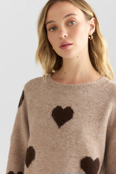 Springfield Heart print jumper