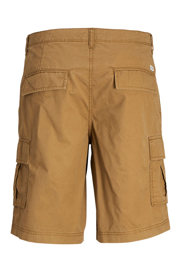 Springfield Pantalón corto tipo cargo marrón medio