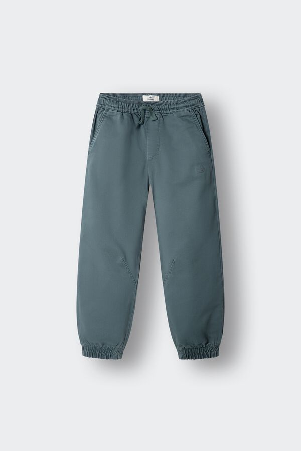 Springfield Kids Jogger knit ni&ntilde;o turquesa