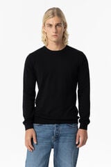 Tiffosi Jersey de Punto B&aacute;sico negro