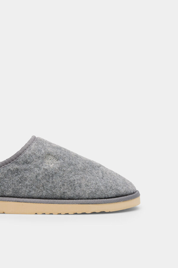 Springfield Felt slingback slippers tamnosiva