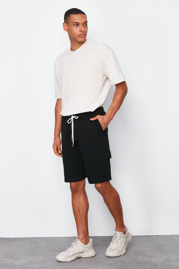 Trendyol Bermudas estampadas blanco