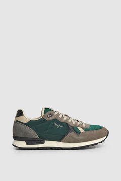Springfield Brit Heritage Running Trainers | Pepe Jeans green