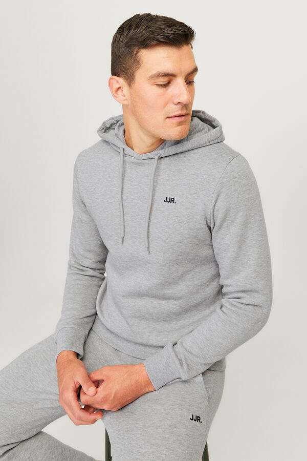 JJ REBEL Regular hooded sweatshirt grey