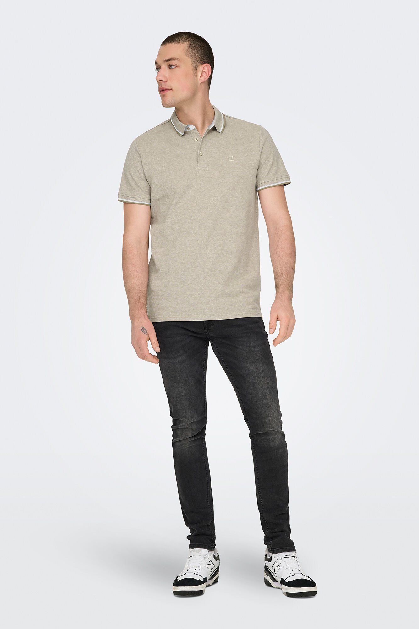 Only & Sons Polo manga corta