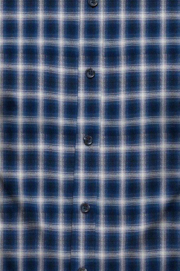 Only & Sons Junior Cotton flannel shirt blue