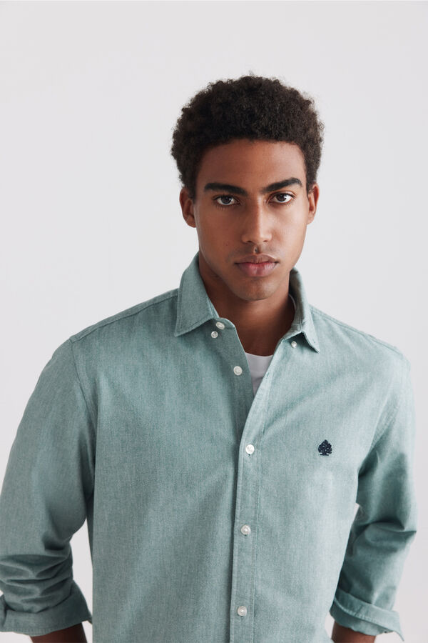 Springfield Oxford shirt green