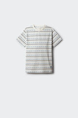 Springfield Kids Dečija etnička majica sa kratkim rukavima Bež