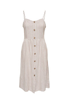 Springfield Midi dress with buttons white
