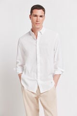 Springfield Linen shirt white