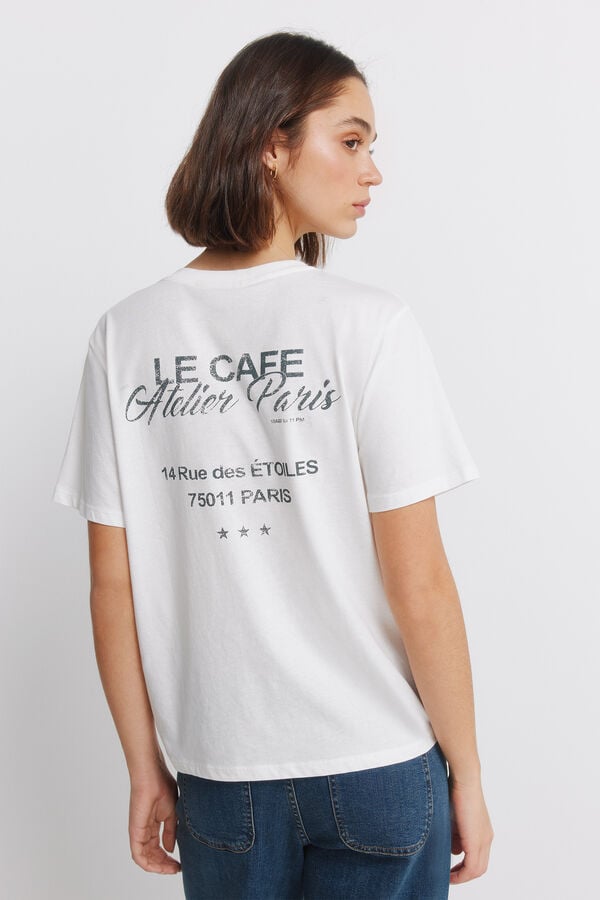 Springfield Short-sleeved T-shirt Le caf&eacute; brown