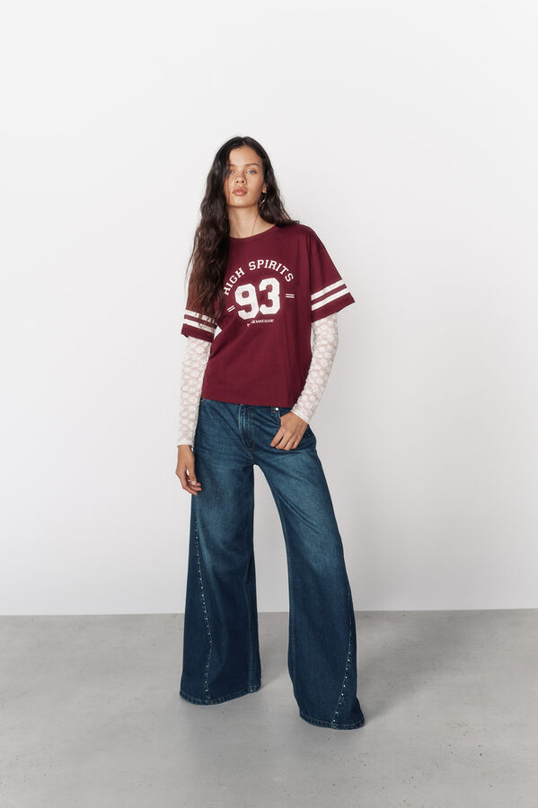 High Spirits Camiseta Rookie burdeos