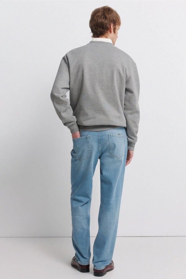 Springfield Medium light wash regular fit jeans blue