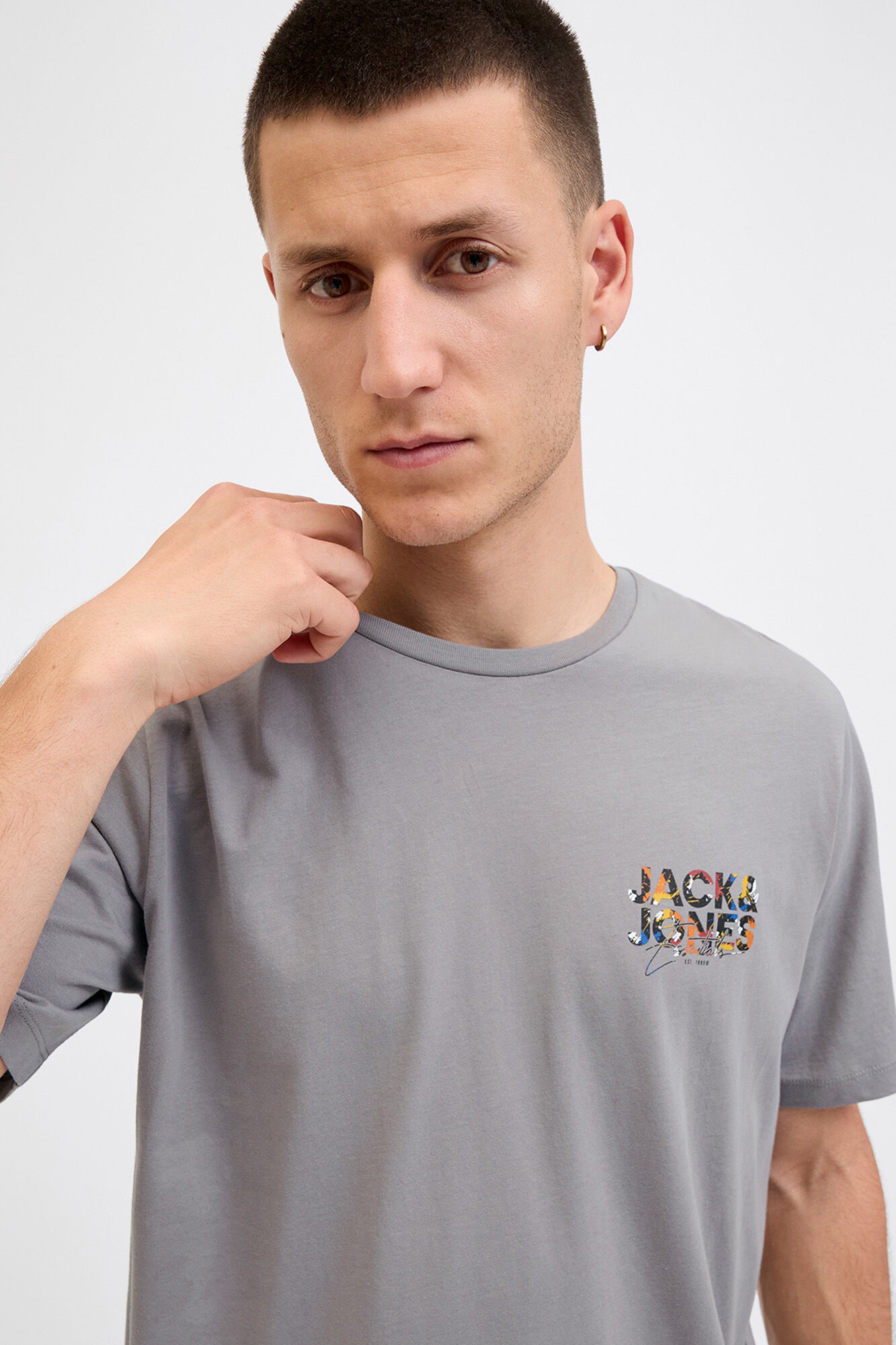 Jack & Jones Bedrucktes T-Shirt mit normaler Passform