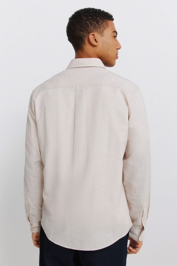 Springfield Linen shirt grey