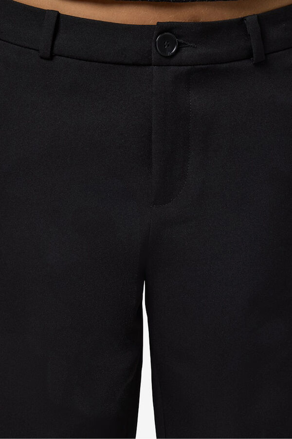 Noisy May Straight tailoring trousers Crna