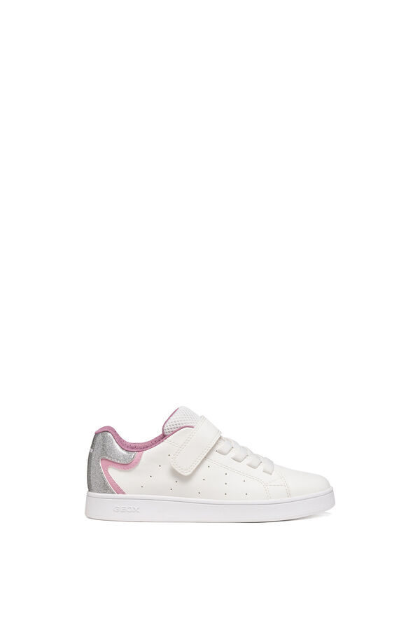 Geox Cal&ccedil;ado desportivo efeito verniz branco