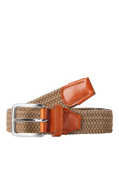 Springfield Classic braided belt braun